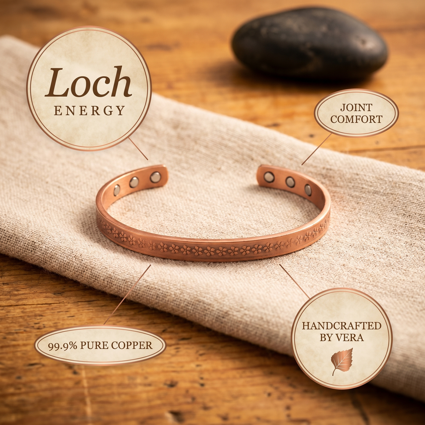 Cuvera Loch Copper Bracelet