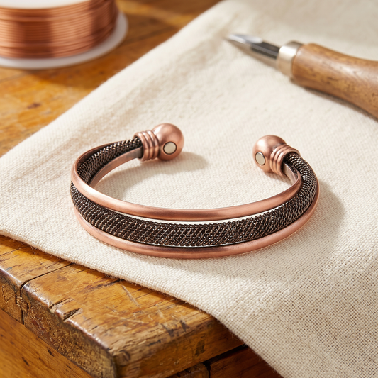 Cuvera Cairn Copper Bracelet