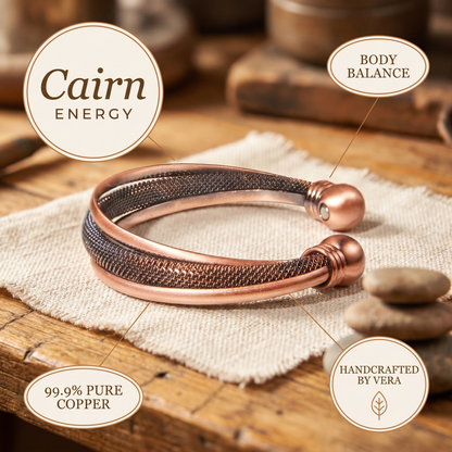 Cuvera Cairn Copper Bracelet