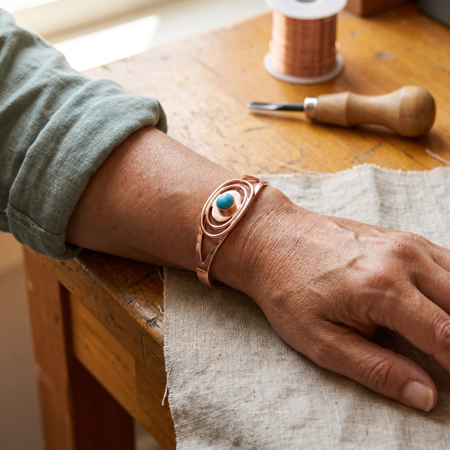 Cuvera Sedge Copper Bracelet