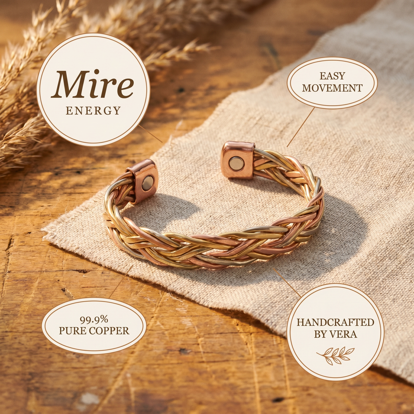 Cuvera Mire Copper Bracelet