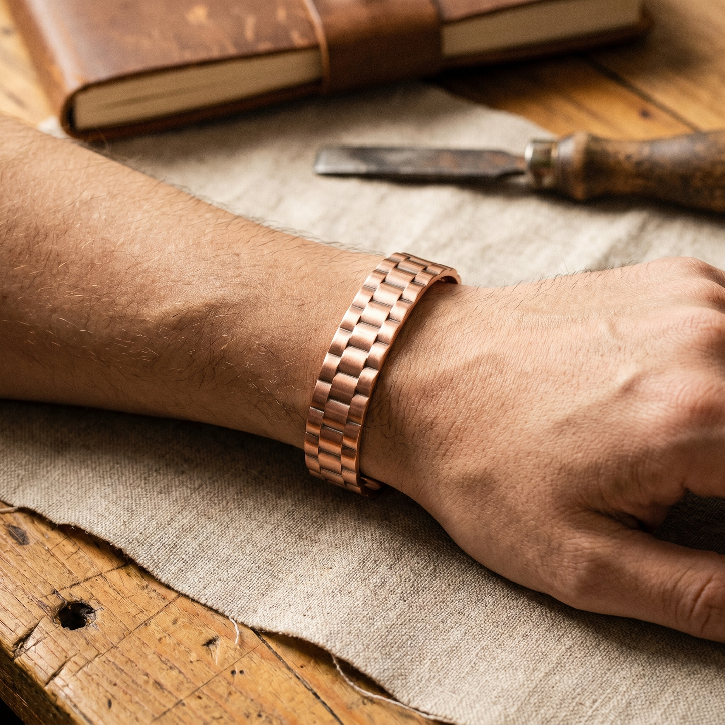 Cuvera Ore Men's Copper Bracelet