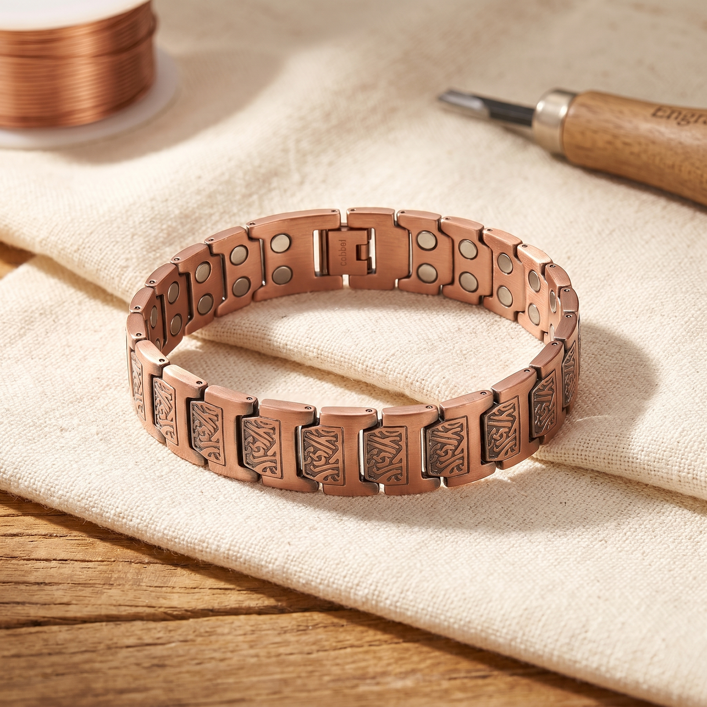 Cuvera Glen Men's Copper Bracelet