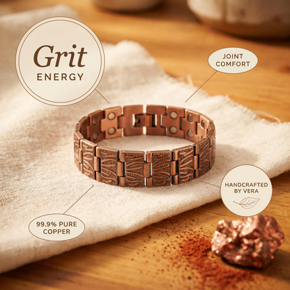 Cuvera Grit Men's Copper Bracelet
